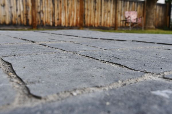 Sunken Patio Repair in Bentonville